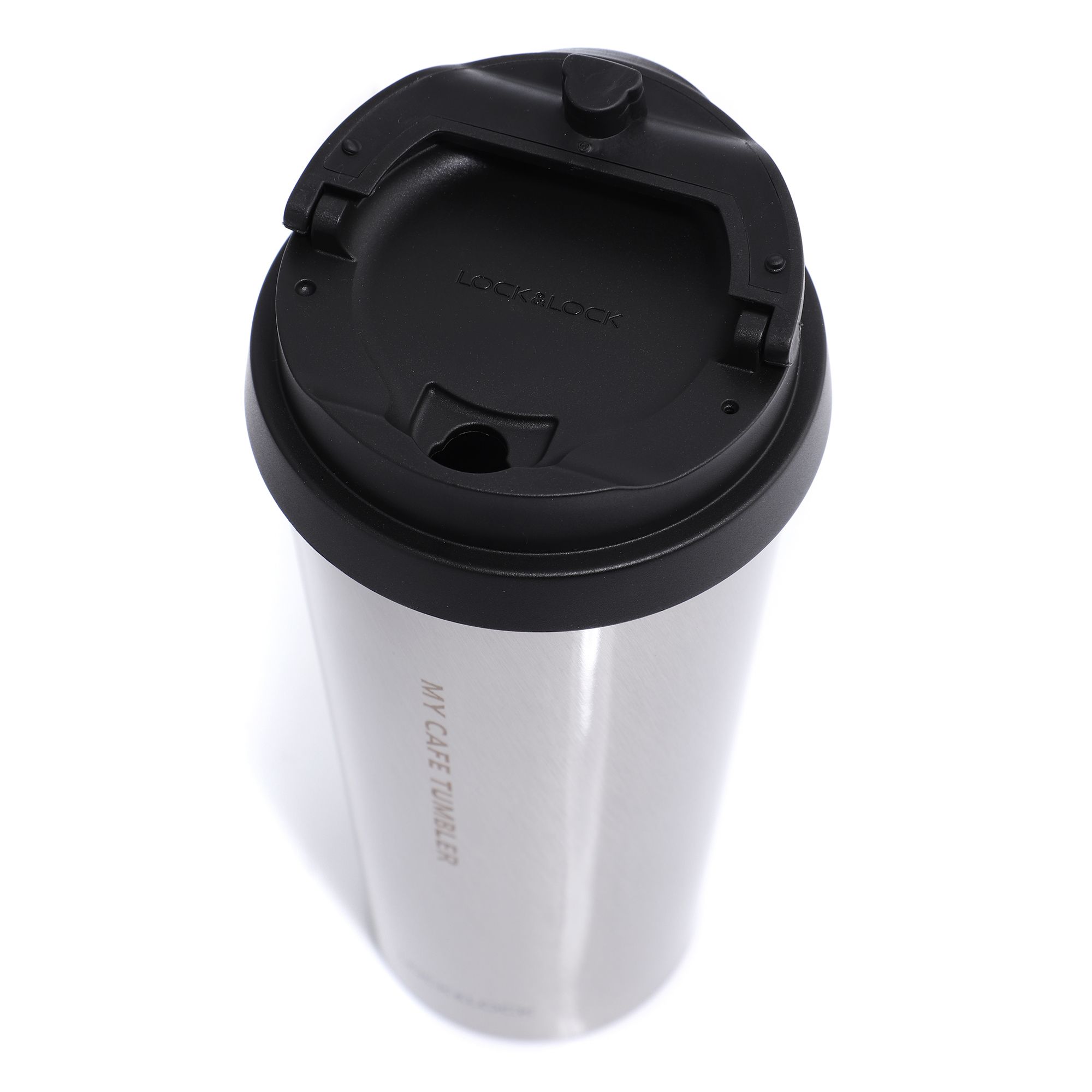 LocknLock Thermobecher Edelstahl mit KlippVerschluss 2x 540ml QVC.de