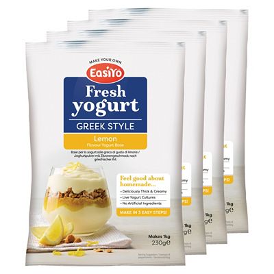 EASIYO Joghurtpulver griech. Art Frucht 4 Beutel für 4kg sortenrein