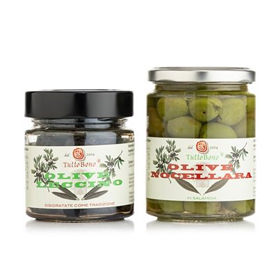 TUTTOBONO® Oliven aus Italien 2 versch. Sorten Inhalt 410g