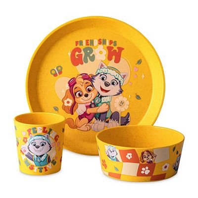 KOZIOL Kinder Geschirr-Set 3tlg.: Teller, Schale und Becher im Paw Patrol Design