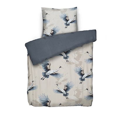 WINTERENGEL Wendebettwäsche Glitzerpaspel Mikrofaser Flanell Einzelbett, 2tlg.