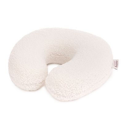 COZEE HOME Nackenhörnchen uni Teddy Bouclé waschbar, ca. 30x30cm