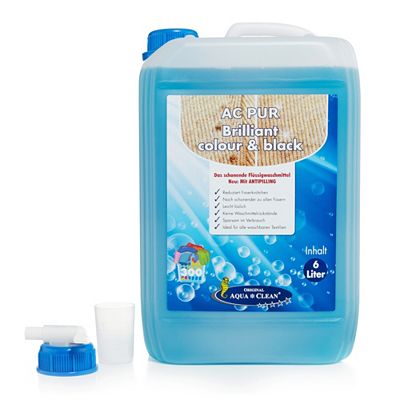 Thumbnail - AQUA CLEAN PUR Flüssigwaschmittel Colour & Black Antipilling Effekt 6l