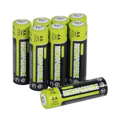 BARICUS Akkus, Typ AA Ni-MH wiederaufladbar 1,2V, 600mAh 8 Stück