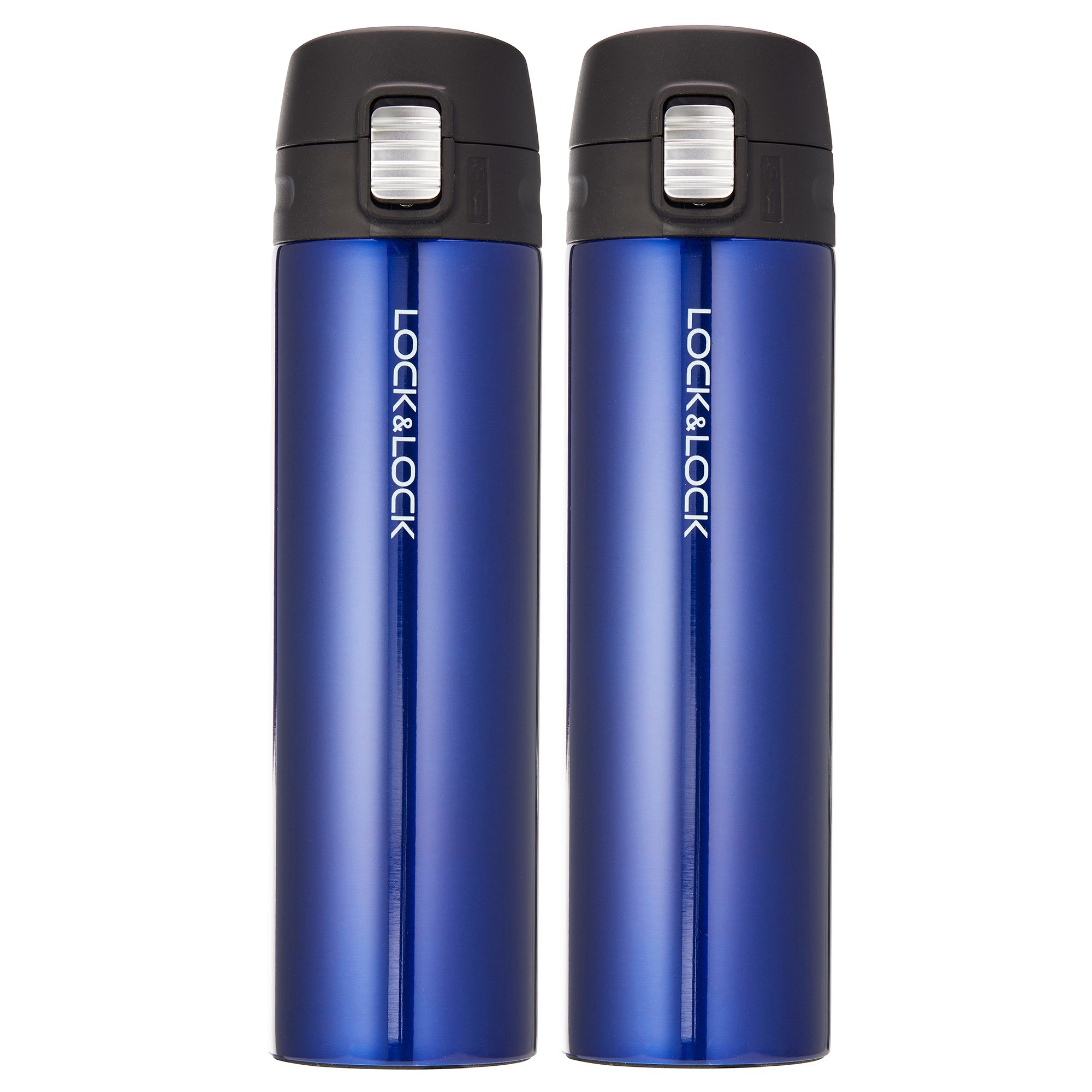 LocknLock Thermobecher aus Edelstahl 390ml 2erSet QVC.de