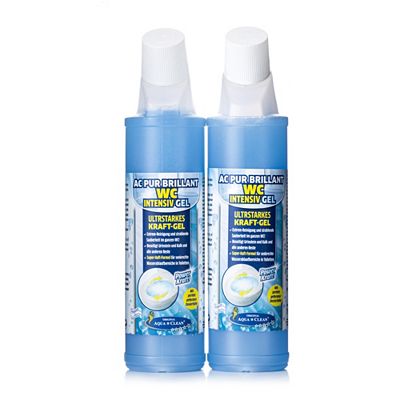 AQUA CLEAN PUR Brillant WC Intensiv-Gel Super-Haft-Formel 2x 750ml