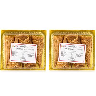 SÜSSERIA Waffelhörnchen Westfälische Eiserkuchentüten Inhalt 220g, 20 Stück