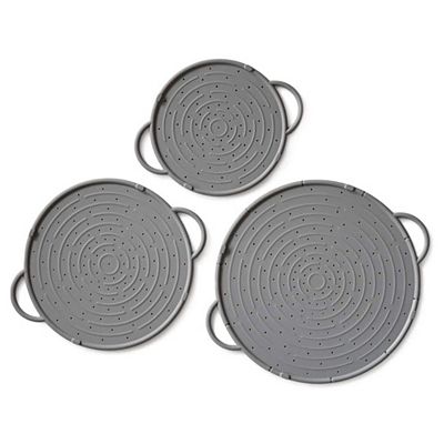 Thumbnail - COOLINATO Spritzschutz-Set aus Platin-Silikon wiederverwendbar 3tlg