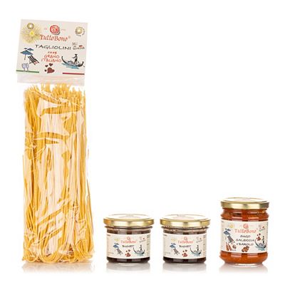 Thumbnail - TUTTOBONO® Romantik für Zwei Abendessen Set exklusiv bei QVC Inhalt 610g