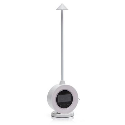 LED-Nachttischleuchte 3 Helligkeitsstufen 7 Aufwachsounds Wake-Up Light, Alarm max. 120 Lumen