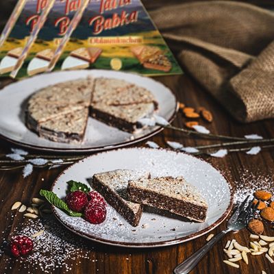 Thumbnail - TATRABABKA Oblatenkuchen mit Schokoladenüberzug und Mandelsplitter Inhalt 480g