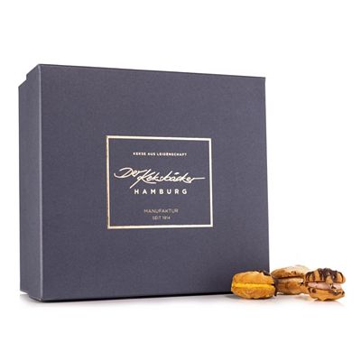 DER KEKSBÄCKER 8 Sorten Tatzen teilweise mit Alkohol exklusiv bei QVC Inhalt 950g