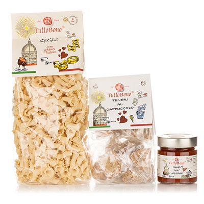 Thumbnail - TUTTOBONO® Mittag in Florenz 3-teiliges Set exklusiv bei QVC Inhalt 912g