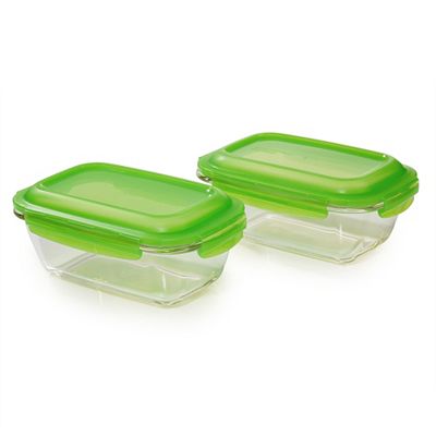 LocknLock 2 Kastenformen Borosilikatglas ca. 26x15,5cm 1,5l