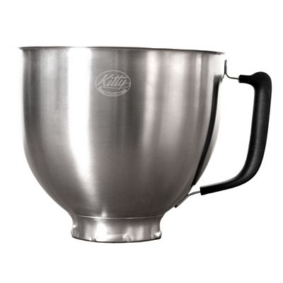 Kitty PROFESSIONAL® Rührschüssel mit rutschfestem Griff Edelstahl gebürstet KITCHENAID®-Zubehör