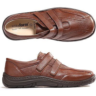 B-Ware VITAFORM Herren-Halbschuh Elchleder Ziernähte