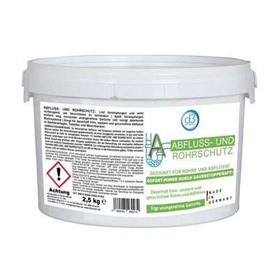 d3 protect® Abfluss- & Rohrschutz gegen Verstopfungen & schlechte Gerüche 2,5kg