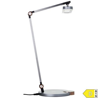 BRILLIANT LED Tischleuchte Officehero 1.000 Lumen, dimmbar Wireless-Charging G98941