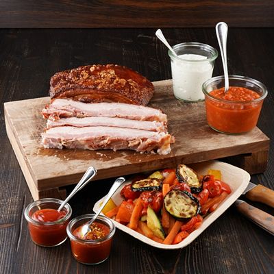 Thumbnail - TANNENGLÜCK BBQ Grillbauch sous vide vorgegart im Thermobeutel Inhalt 900g