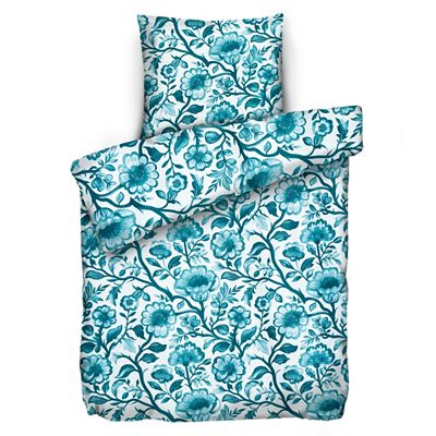 SOFT WAVE Bettwäsche Blumen & Ranken Mikrofaser Seersucker Kissenauswahl, 2tlg.