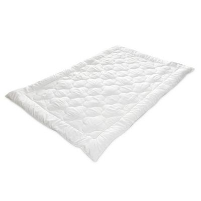 POLYSOFT Ganzjahredecke HeiQ MINT 4-Loch-Hohlfaser Wolkensteppung