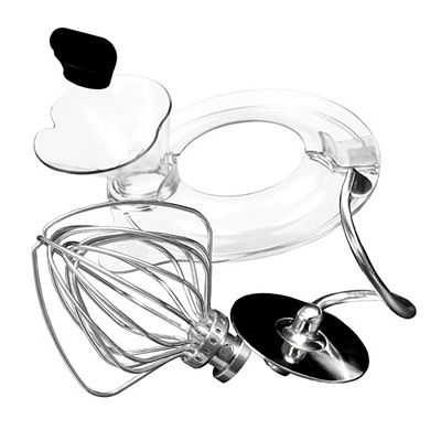 Thumbnail - Kitty PROFESSIONAL® Edelstahl-Set, 3tlg., inkl. Spritzschutz, Schneebesen & Knethaken