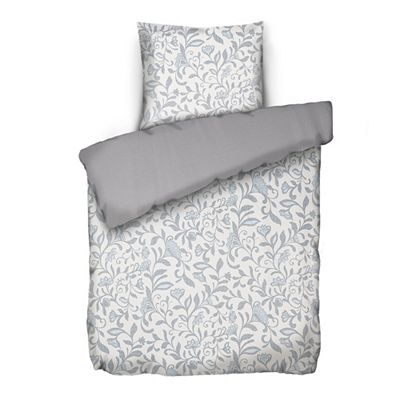 JERYMOOD Wendebettwäsche florale Ranken Mikrofaser Jersey Kissenauswahl, 2tlg..