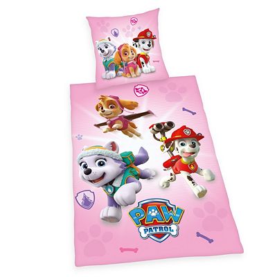 PAW PATROL™ Wendebettwäsche Team Pfote Baumwoll Renforcé Einzelbett, 2tlg.