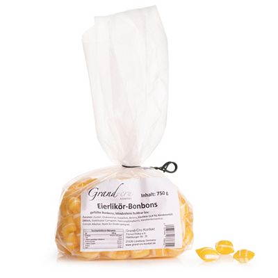 GRAND-CRU KONFEKT Eierlikör-Bonbons mit intensivem Eierlikör Geschmack Inhalt 750g