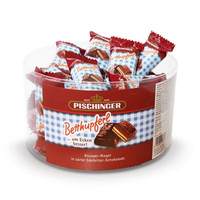 Thumbnail - PISCHINGER Betthupferl Knusperriegel in Zartbitter-Schokolade Inhalt 704g, 32 Stück