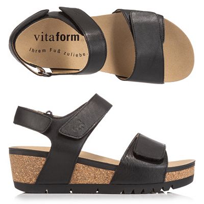 B-Ware VITAFORM Damen-Sandalette Softnappaleder super soft Fußbett