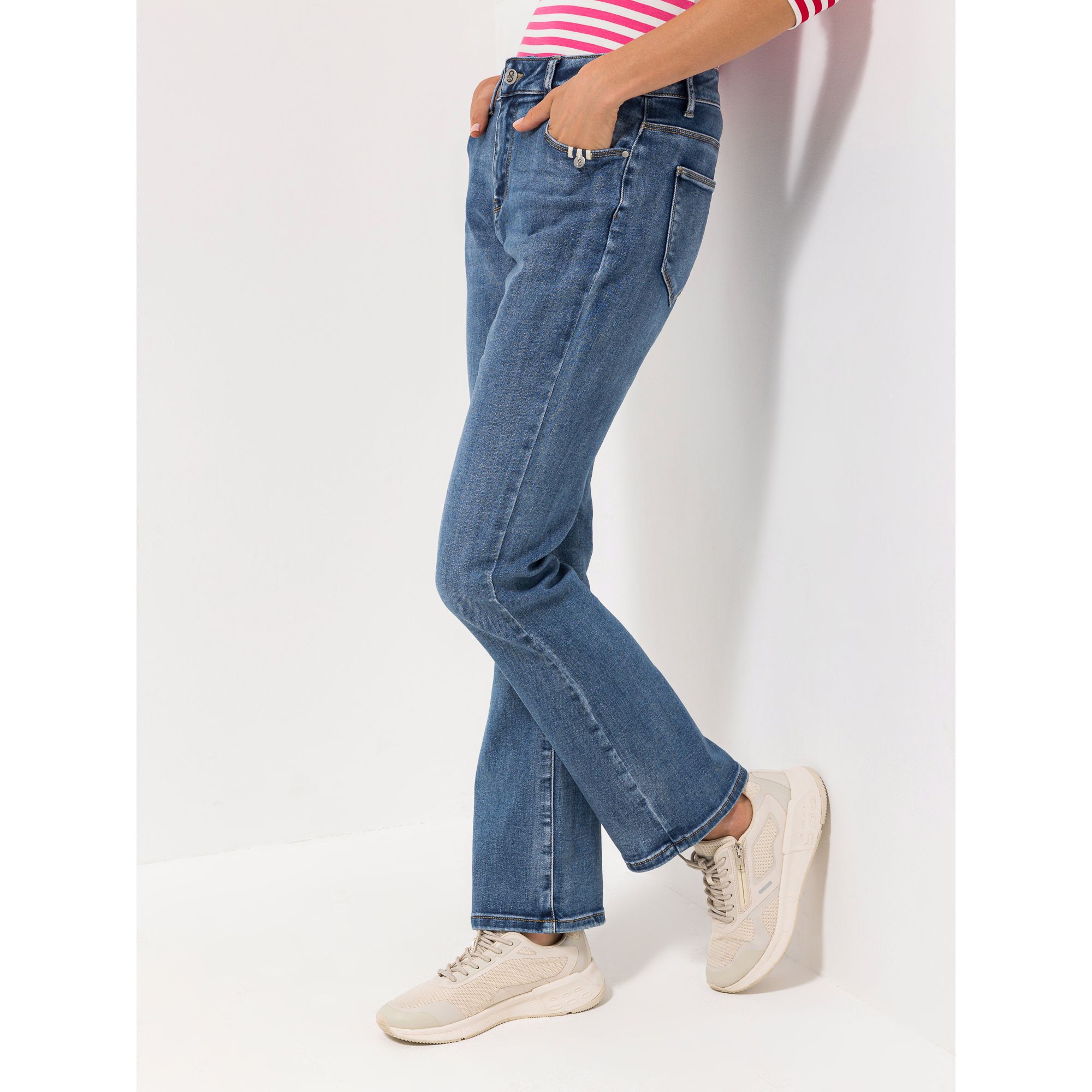 B-Ware STRANDFEIN Jeanshose lange Form 5-Pocket-Style