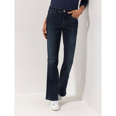 B-Ware STRANDFEIN Jeanshose Stella lange Form, elastisch OEKO-TEX®