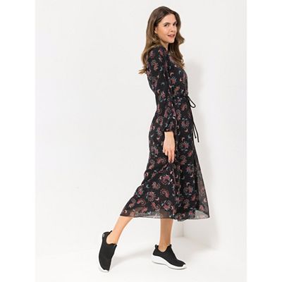 B-Ware SOULS BY EYWASOULS® Kleid, mit Bindeband V-Ausschnitt