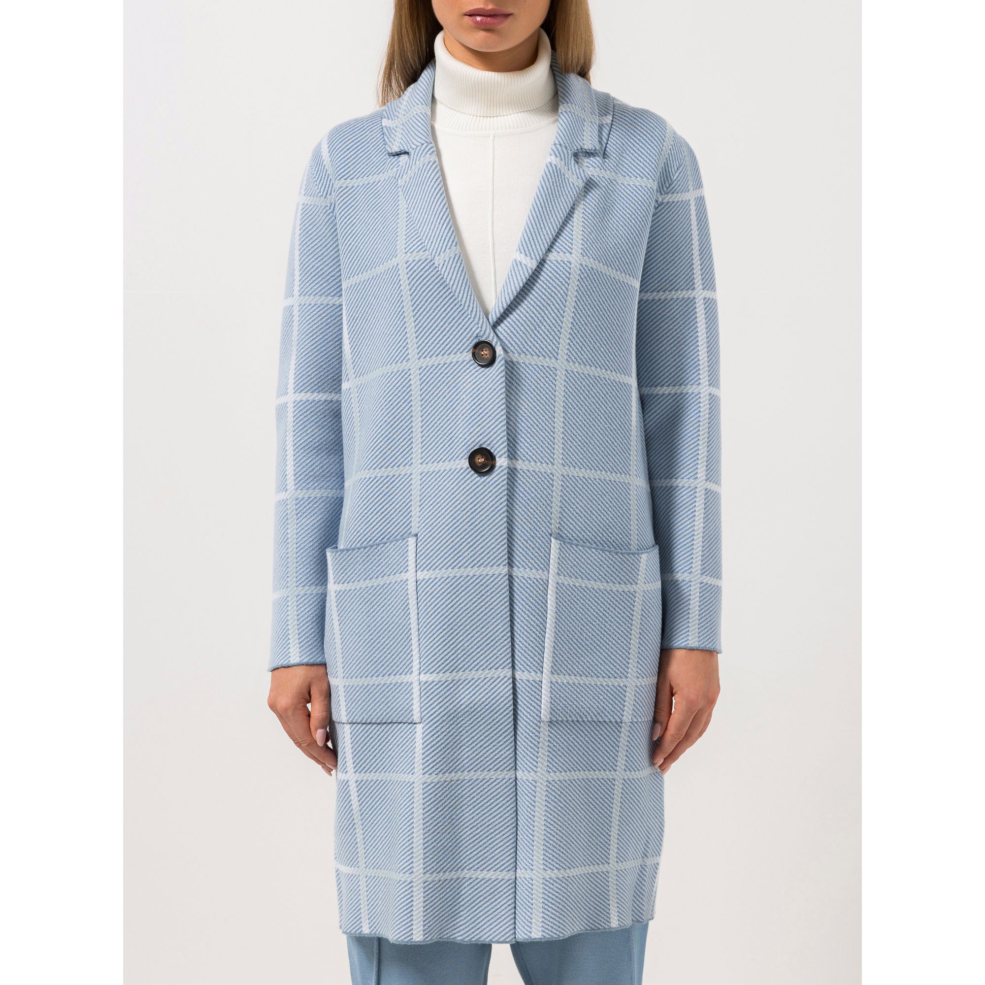 B-Ware STEFFEN SCHRAUT Strick-Kurzmantel langer Reverskragen aufgesetzte Taschen