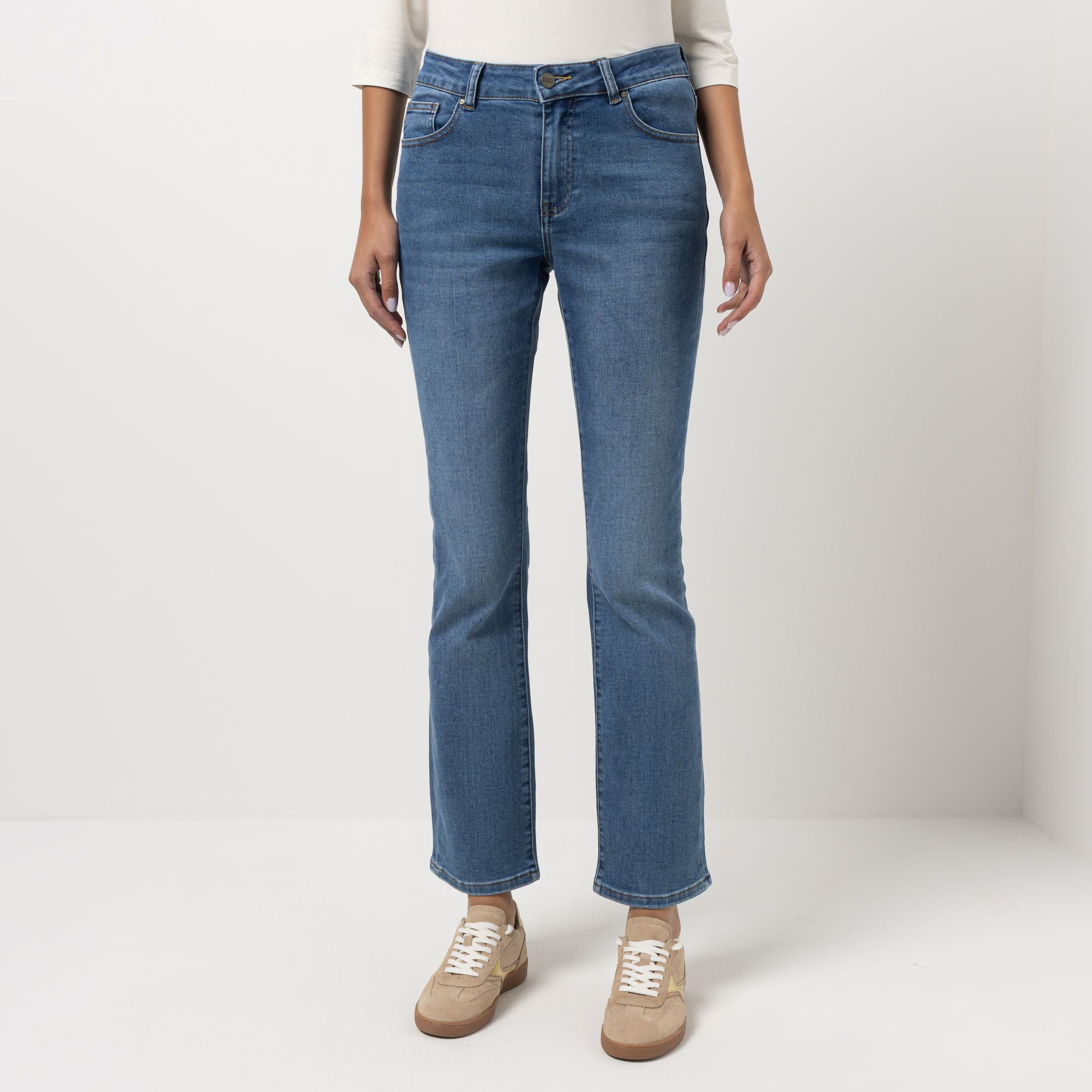 B-Ware STEFFEN SCHRAUT Jeans, Bootcut lange Länge doppelte Gesäßtasche