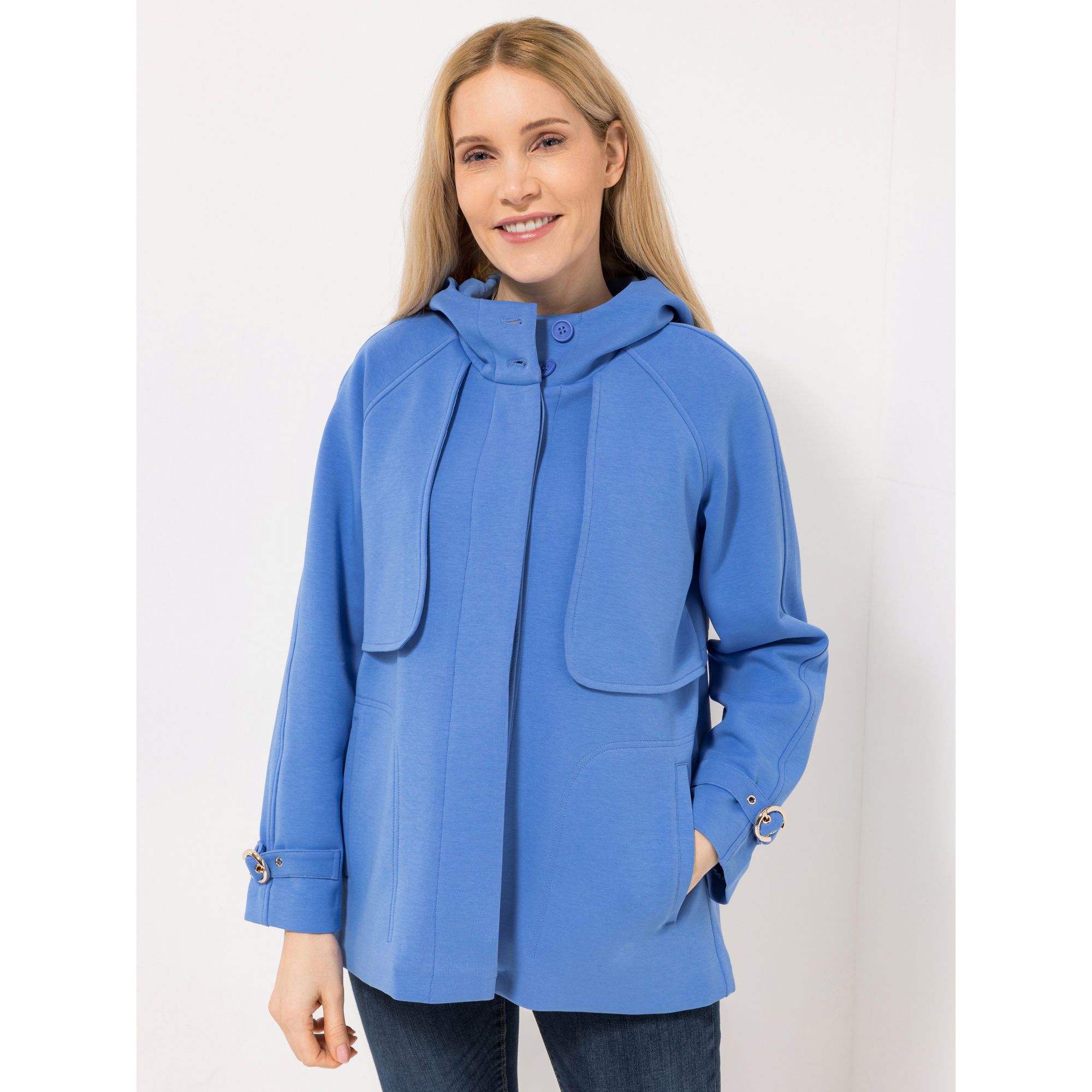 B-Ware ICONIC by Marina Hoermanseder Jacke mit Kapuze