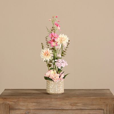 B-Ware PUR FLEUR Premium-Gesteck Keramik-Gefäß Höhe 64 cm, Ø 26cm