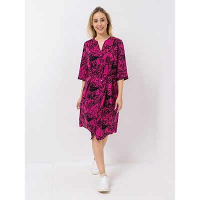 Thumbnail - B-Ware EVA LUTZ Kleid mit Bindegürtel Knopfleiste