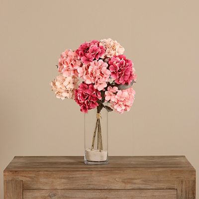 Thumbnail - B-Ware PUR FLEUR Premium-Bouquet Hortensien Höhe 63cm, Ø 40cm