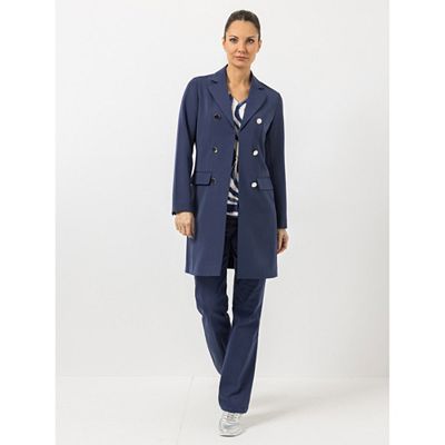 B-Ware STEFFEN SCHRAUT Blazermantel tiefer Reverskragen Schmuckknöpfe