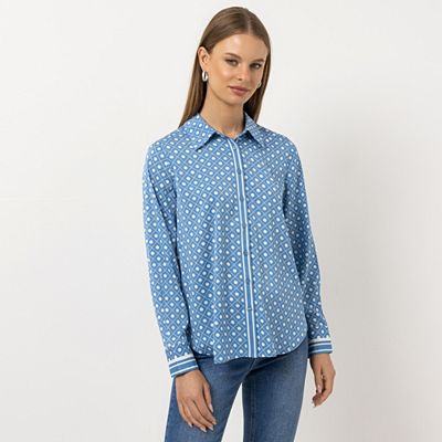 B-Ware STEFFEN SCHRAUT Bluse Hemdkragen Kellerfalte im Rücken