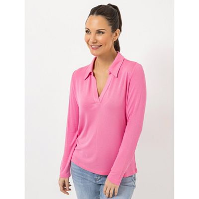 B-Ware STEFFEN SCHRAUT Pullover, Feinstrick Hemdkragen mit ECOVERO Viskose