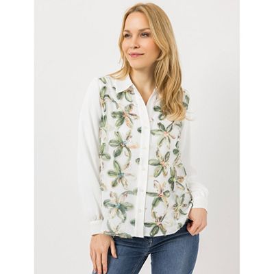 Thumbnail - B-Ware DAWID by Dawid Tomaszewski Bluse, Langarm Blumenstickerei