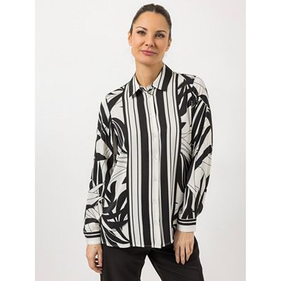 B-Ware STEFFEN SCHRAUT Bluse Hemdkragen Seitenschlitze