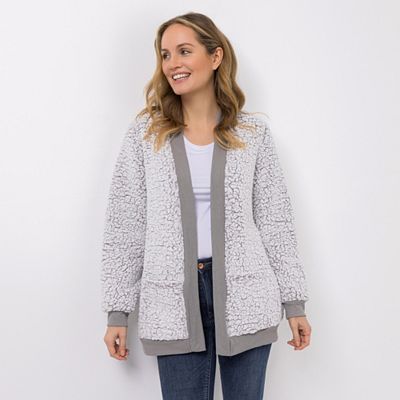 B-Ware MONT CHALET Homewear-Cardigan Designauswahl Schäfchenfell