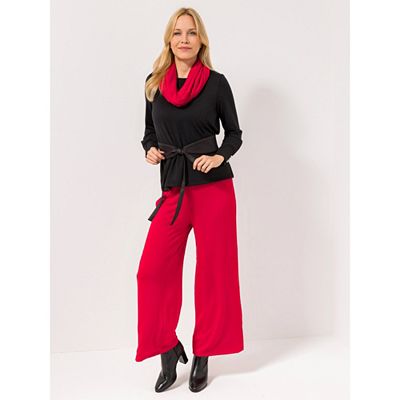 B-Ware KIM & CO. Shirt, Langarm Soft Touch Jersey Strass-Knöpfe