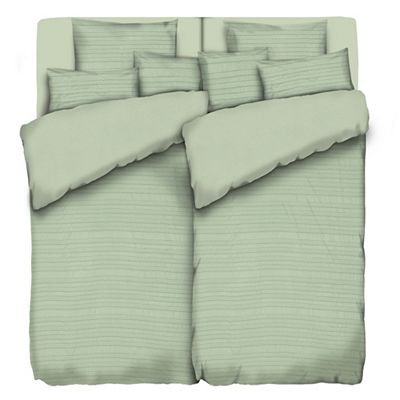 B-Ware SOFT WAVE Wendebettwäsche Strukturstreifen Doppelbett, 10tlg.