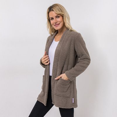 B-Ware COZEE HOME Lounge Cardigan uni MF Fluffy Bouclé