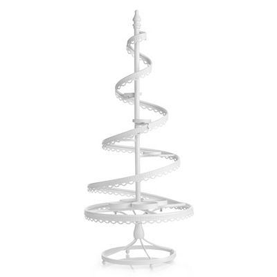 B-Ware ABELLA Xmas Metall-Spiralbaum für Deko-Objekte inkl. Kerzenhalter